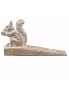 Tope de Puerta Artesanal en Madera – Ardilla, Ballena, Foca y Gatito
