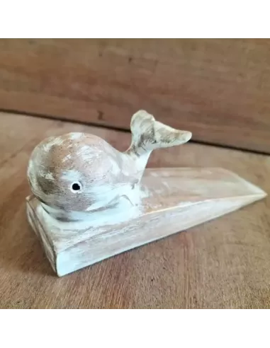 Tope de Puerta Artesanal en Madera – Ardilla, Ballena, Foca y Gatito