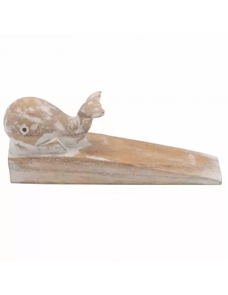 Tope de Puerta Artesanal en Madera – Ardilla, Ballena, Foca y Gatito