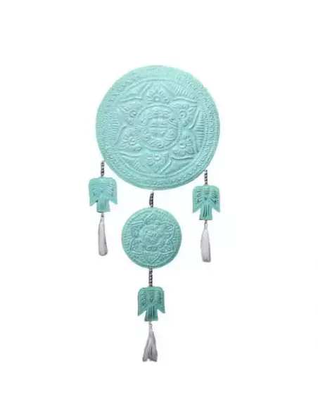 Móvil de Aluminio Ángeles | Decoración Artesanal Balinesa