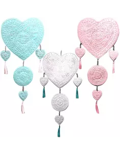 Móvil de Aluminio Corazones | Decoración Artesanal Balinesa