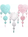 Móvil de Aluminio Corazones | Decoración Artesanal Balinesa