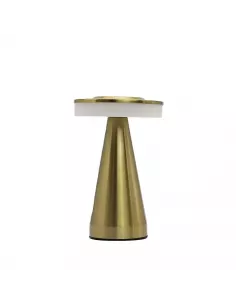 Lámpara Táctil Cobre | Tallo Alto Recargable USB-C