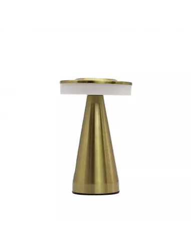 Lámpara Táctil Cobre | Tallo Alto Recargable USB-C