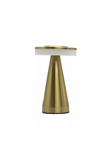 Lámpara Táctil Cobre | Tallo Alto Recargable USB-C