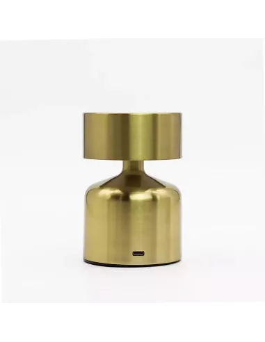 Lámpara Táctil Champiñón Bronce | Recargable USB-C