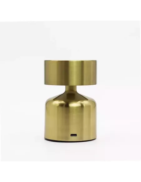 Lámpara Táctil Champiñón Bronce | Recargable USB-C