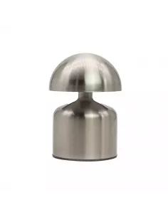 Lámpara Táctil Cúpula Plateada | Recargable USB-C