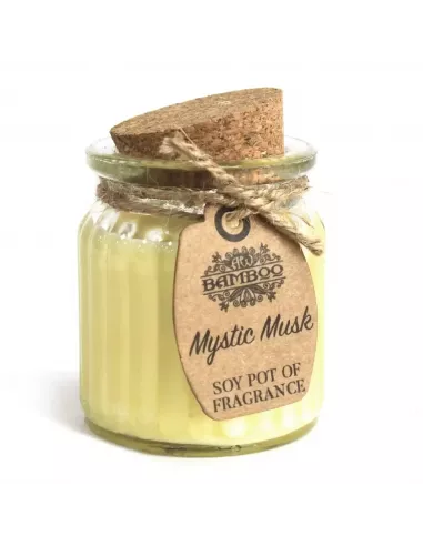 Velas de cera de soja amarilla