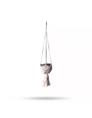 Macetero de macramé