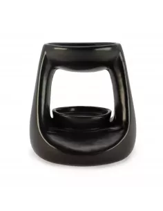 Quemador de Aceite Cerámico Zen Negro Mate | Varios Tamaños | Abonica