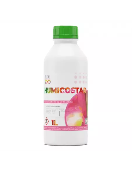 Humicostar – Ácidos húmicos 13% leonardita | Ecológico UNE | Mejorante del suelo