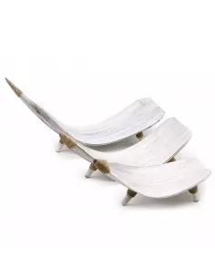 Juego de fruteros de hoja de coco, tres piezas 2
