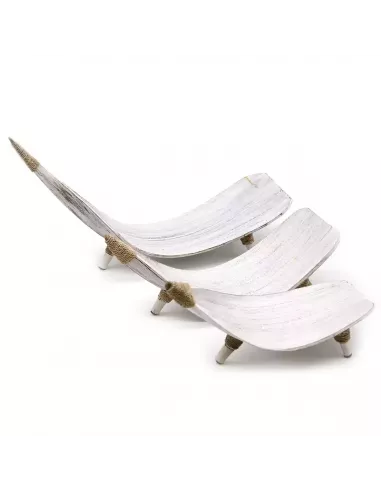 Juego de fruteros de hoja en blanco