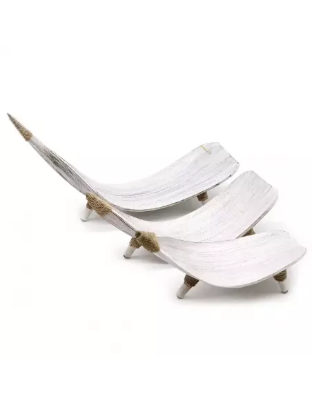 Juego de fruteros de hoja en blanco