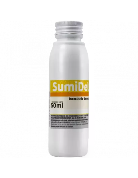 Sumidelta, inseticida piretroide con deltametrina 2,5% amplio pectro, eficaz contra lepidópteros y pulgones.
