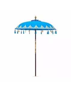 Sombrilla Bali Decorativa de Algodón 2 m | Elegancia Artesanal y Lujo Natural