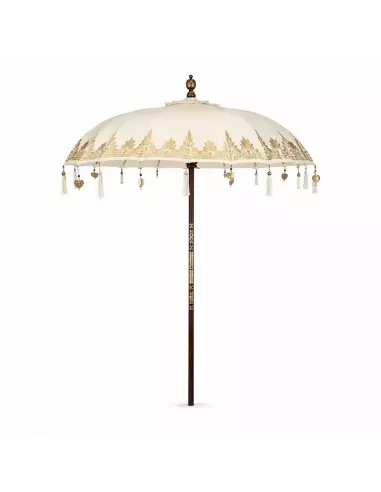 Sombrilla Bali Decorativa de Algodón 2 m | Elegancia Artesanal y Lujo Natural