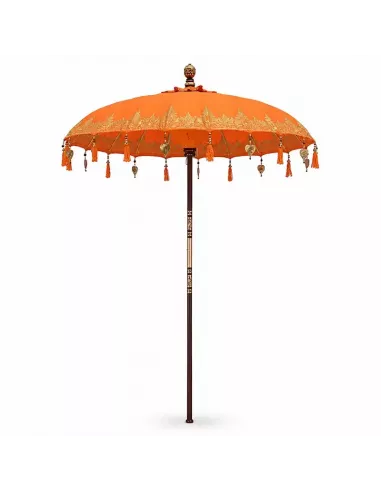 Sombrilla Bali Decorativa de Algodón 2 m | Elegancia Artesanal y Lujo Natural