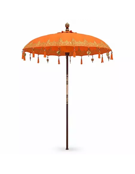 Sombrilla Bali Decorativa de Algodón 2 m | Elegancia Artesanal y Lujo Natural