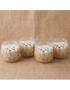 Velas en tarro de vidrio grande 2