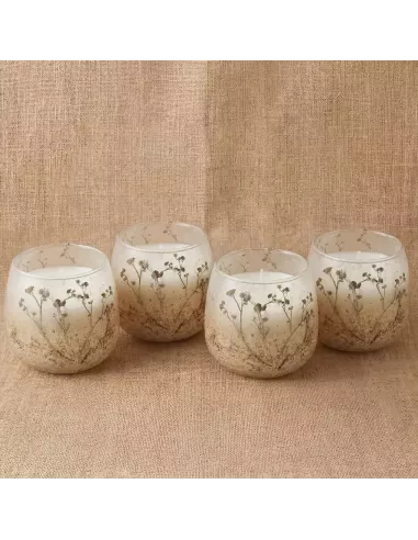 Velas en tarro de vidrio Bosque de luz | Decoración natural