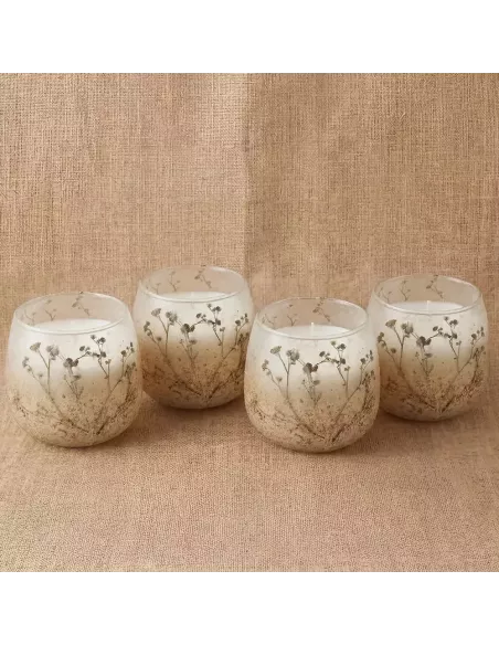 Velas en tarro de vidrio Bosque de luz | Decoración natural