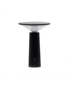 Lámpara táctil champiñón negro ajustable