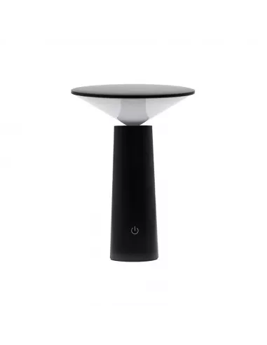 Lámpara táctil champiñón negro ajustable