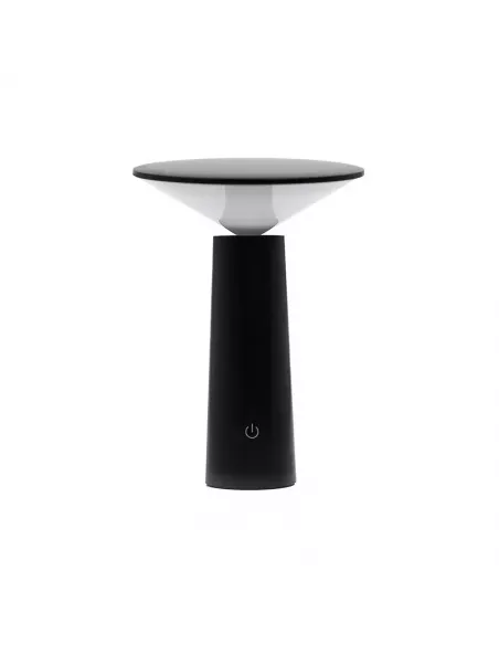 Lámpara táctil champiñón negro ajustable