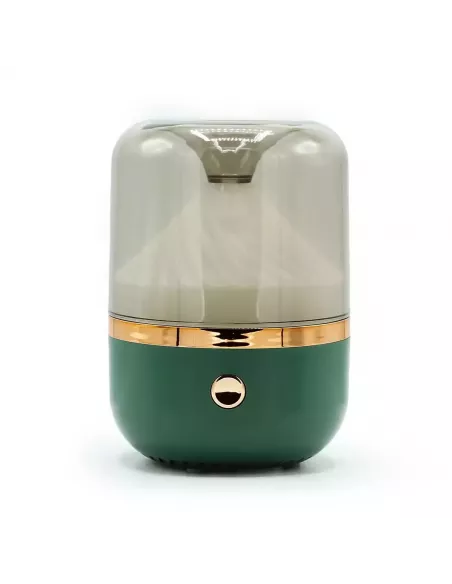 Difusor aromas dos colores verde abajo y transparente arriba