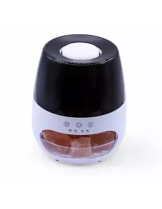Difusor de aromas Serenity con sal del Himalaya, efecto llama y cambio de color