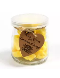 Frasco de ceras aromáticas de soja | Corazones perfumados | Abonica