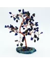 Árbol de Sodalita Grande con Base de Ágata Azul | Abonica