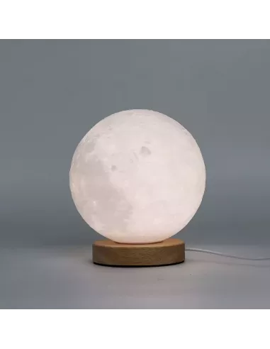 Lámpara Luna USB | 3 Ajustes de Luz | Abonica