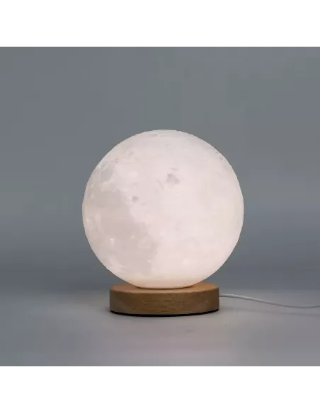 Lámpara Luna USB | 3 Ajustes de Luz | Abonica