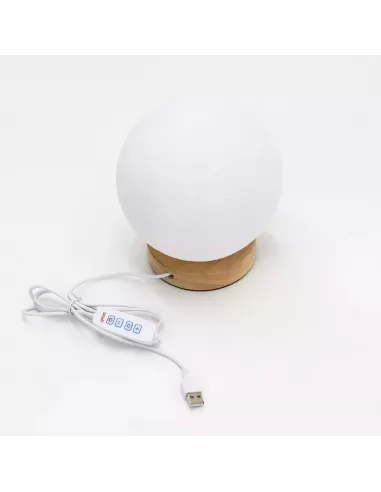 Lámpara Luna USB | 3 Ajustes de Luz | Abonica