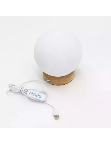 Lámpara Luna USB | 3 Ajustes de Luz | Abonica